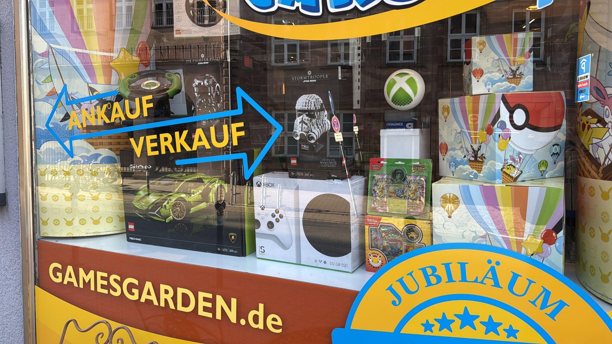 Games Garden Ladenfront nah